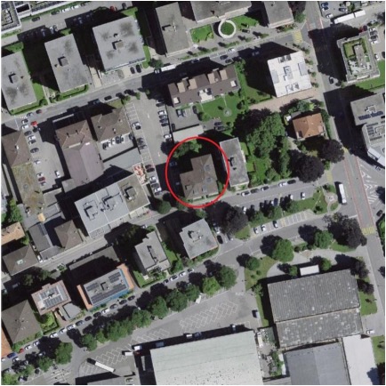 Via del Tiglio 17 — Aerial — parcel 927 architectural floor plan